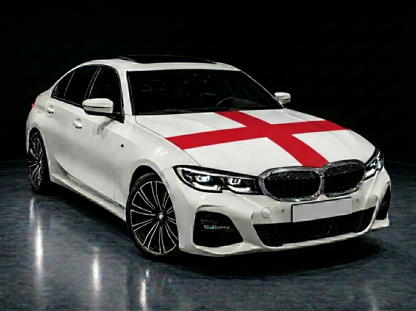Motorhaubenflagge